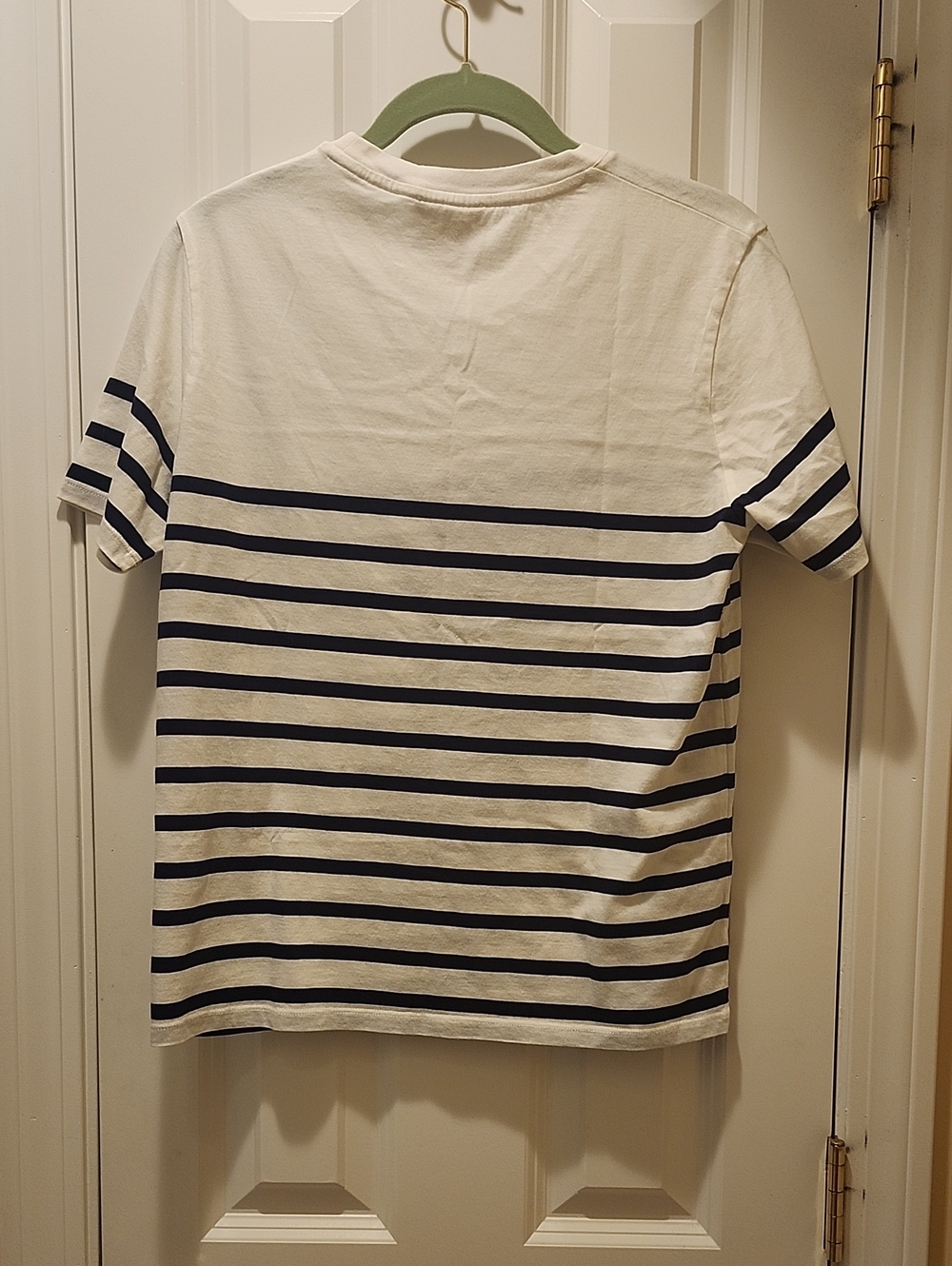 Like New Sezane Conrad T-shirt White / Navy - Size S - Picture 6 of 6